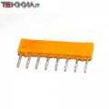 2.2 KOhm 4x (senza comune) SIP8 Array di resistori 1AA13138_N46a