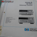 MANUAL : HEWLETT PACKARD 5315A/B 100 MHz UNIVERSAL COUNTER 1AA15276_P12a