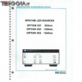 MANUAL : HEWLETT PACKARD HP8154B LED-SOURCES OPTION 001 OPTION 002 OPTION 003 1AA15128_P19a