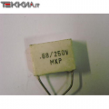 680nF 0.68uF 250V MKP Condensatore Polipropilene 1AA10716_N31b