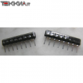 220 Kohm 4X Array di resistori R4x220K_P36-61_N35a