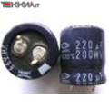 220uF 200V Condensatore elettrolitico F03A_1AA10243_F03a