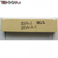33 OHM 25W Resistore Ceramico 33RJ25W_M27a