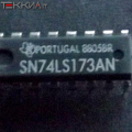 74LS173 4-BIT D-TYPE REGISTERS WITH 3-STATE OUTPUTS DIP16 SN74LS173_H24a