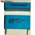 3.3nF 3300pF 1.6kV Condensatore Polipropilene MKP1841 1AA11871_N25a