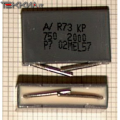 750pF 2KV Condensatore Poliestere 1AA11915_G37b