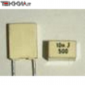 10nF 0.01uF 500V Condensatore Poliestere 1AA10591_F31a