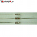 1.0pF 500V Condensatore in vetro assiale SOVCOR 1pF500V_A-A2-18_N43a