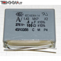 0.5uF 275VAC + 100Ohm MKP X2 Filtro EMI antidisturbo 1AA13668_M34a