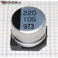 220uF 50VDC Condensatore elettrolitico SMD80-5_M01a