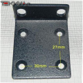 Staffa metallo angolare nera  b (44x50)mm h(44x19)mm  STFN_95_N32a