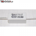 4.7 OHM 5W Resistore Ceramico 1AA13219_F09b
