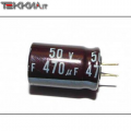 470uF 50V Condensatore elettrolitico Passo 0.3" 470UF50V_R31B