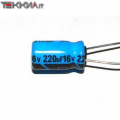 220uF 16V Condensatore elettrolitico 1AA13846_F34b