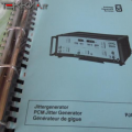MANUAL : WANDEL & GOLTERMANN -PJG 4 Jittergenerator PCM  GENERATEUR de gigue 1AA15130_P05A
