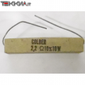 2.2 OHM 10W Resistore Ceramico assiale 1AA17260_47_N23a