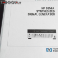 MANUAL: HEWLETT PACKARD -HP 8657A SYNTHESIZED SIGNAL GENERATOR 1AA19083_P10a