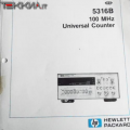 MANUAL: HEWLETT PACKARD -5316B Universal Counter 1AA19101_P10a