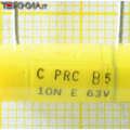 10.0nF 63V Condensatore antinduttivo Poliestere CELM PRC B5 1AA20068_L18b