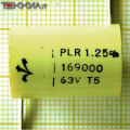 169nF 63V 1.25% Condensatore antinduttivo Polistirene 1AA20072_L18b