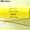 10.0nF 2KV/C6 5% Condensatore antinduttivo Polipropilene metallizzato HYC M.C.E. 1AA20110_L18b