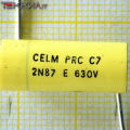 2.87nF 630V Condensatore antinduttivo Poliestere 1AA20128_L18b