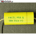 18nF 250V Condensatore Poliestere FACEL PRA 1AA20154_L18b