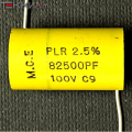 82.5nF 100V 2.5% Condensatore antinduttivo Polistirene 1AA20158_L18b