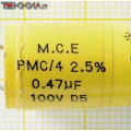 470nF 100V 2.5% Condensatore antinduttivo Policarbonato 1AA20171_L18b 