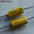 3.30nF 630V 5% Condensatore antinduttivo Policarbonato PMC M.C.E. 1AA20204_L11b