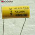 5.62nF 630V/C5 1.25% Condensatore antinduttivo Polistirene PLR M.C.E. 1AA20208_L11b