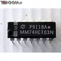 MM74HCT03N  Quad 2-Input NAND Gate (Open Drain) DIP-14 1AA20329_L12b