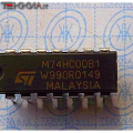 M74HC00B1 QUAD 2-INPUT NAND GATE DIP14 1AA20845_CS309