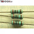 2 Kohm 0.6W 1% Resistore strato metallico 52mm 1AA20930_H19b