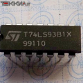 T74LS93B DECADE COUNTER, DIVIDE-BY-TWELVE COUNTER, 4-BIT BINARY COUNTER 1AA21115_M07b