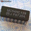 MC54HC139  Dual 1-of-4 Decoder/Demultiplexer DIP16 1AA21149_CS318