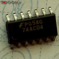 74AC04 Hex Inverter SMD 14-PIN 1AA21167_M07b
