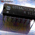 CD74ACT139EX  Dual 2-to-4-Line Decoder/Demultiplexer DIP16 1AA21174_M16b