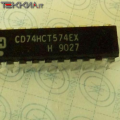 CD74HCT574EX High Speed CMOS Logic Octal D-Type Flip-Flop, Three-State Positive-Edge DIP20 1AA21179_M16b