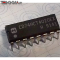 CD74HCT4020 EX  High Speed CMOS Logic 14-Stage Binary Counter DIP16 1AA21240_M32b
