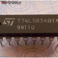 T74LS83 AB1X 4-Bit Binary Full Adder with Fast Carry DIP16 1AA21243_M32b