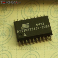 ATTINY2313V-10SI 8-bit Microcontroller with 2K Bytes In-System Programmable Flash 1AA21467_M33b