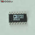 ADM3491ARZ Transceiver RS422/RS485, 20 Mbps, 3V-3.6V aliment. SOIC-14 1AA21914_N04a