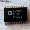 DAC8426F  Quad 8-Bit Voltage Out CMOS DAC Complete with Internal 10 V Reference 1AA22172_N10a