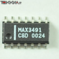 MAX3491CSD 10Mbps RS485/RS422 Transceiver 14-SO SMD 1AA22343_M06a