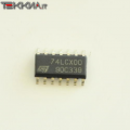74LCX00 QUAD 2-INPUT NAND GATE 14-SOIC SMD 1AA22352_M06a