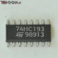 74HC193 4-bit binary up/down counter 16-SO SMD 1AA22493_M06a