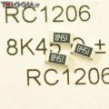 8.45 Kohm 1% 0.25W Resistore SMD1206 SMD71_17_T26