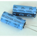 1000uF  25V 85° Condensatore elettrolitico , PASSO: 5mm 1AA22179_G03a_/
